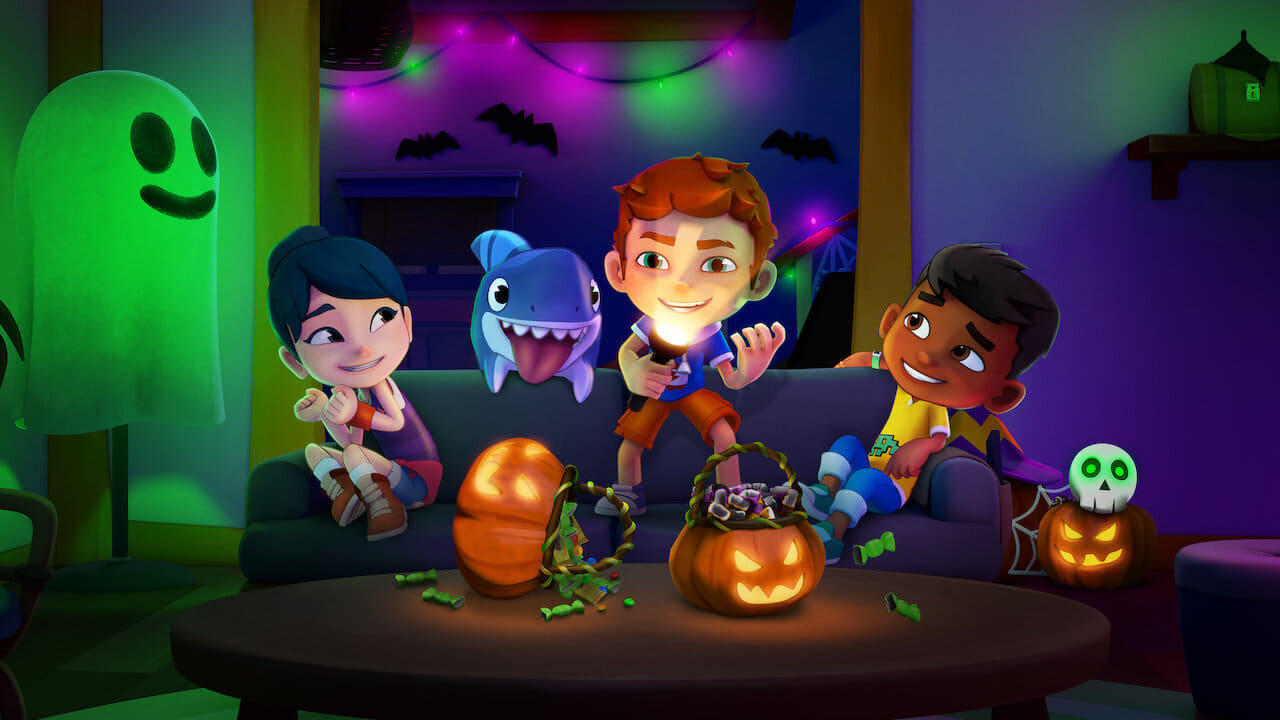 Poster Phim Halloween Tuyệt Vời Của Sharkdog (Sharkdog's Fintastic Halloween)