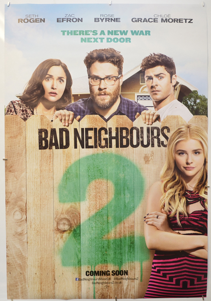 Poster Phim Hàng xóm 2: Hội nữ sinh nổi dậy (Bad Neighbours 2)