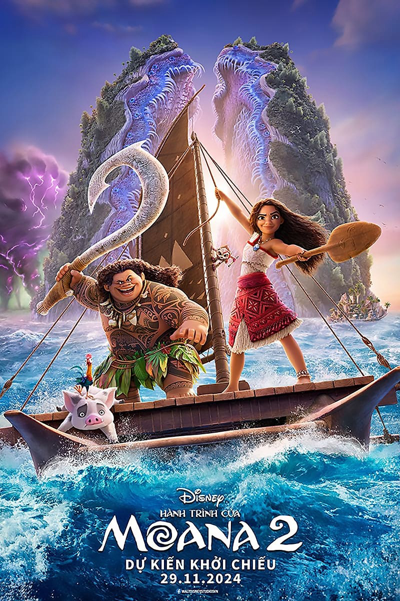 Poster Phim Hành Trình Của Moana 2 (Moana 2)