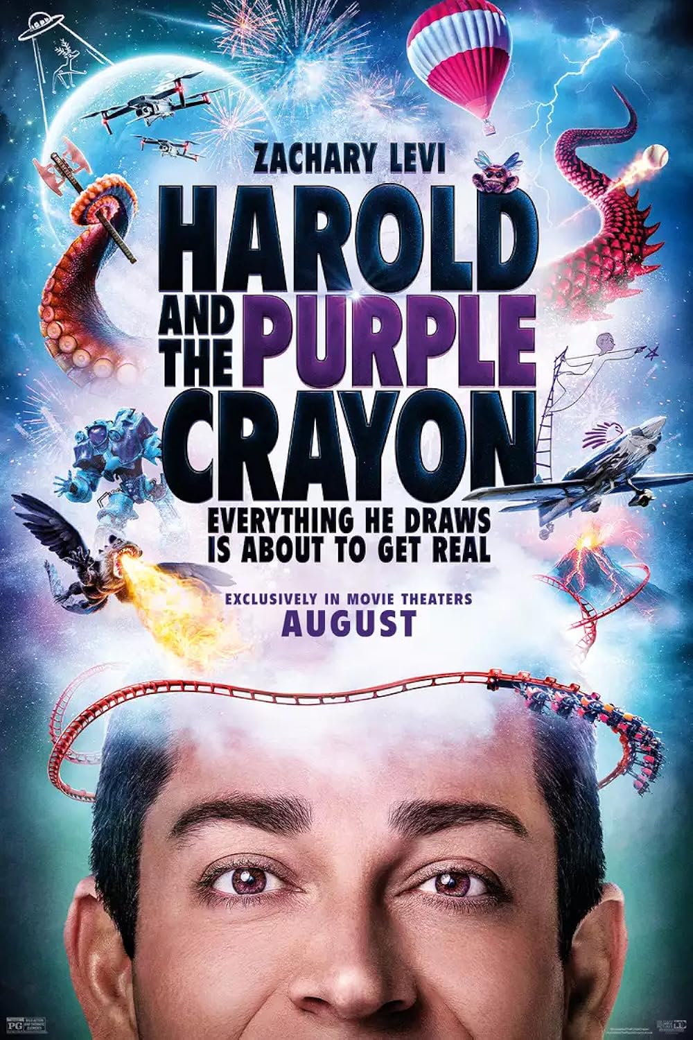 Poster Phim Harold và Cây Bút Phép Thuật (Harold and the Purple Crayon)