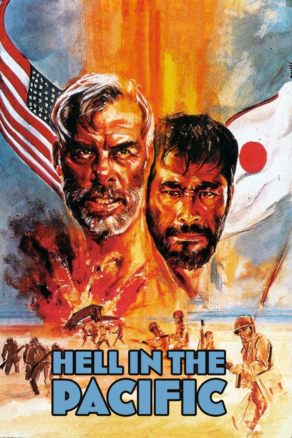 Poster Phim Hell in the Pacific (Hell in the Pacific)
