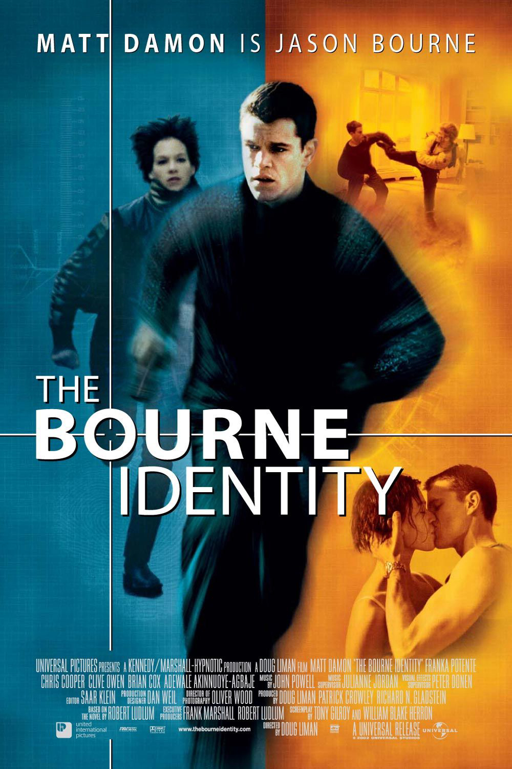 Poster Phim Hồ sơ điệp viên Bourne (The Bourne Identity)
