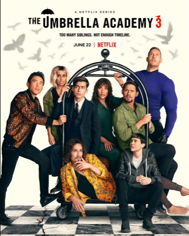 Poster Phim Học Viện Siêu Anh Hùng: Phần 3 (The Umbrella Academy Season 3)