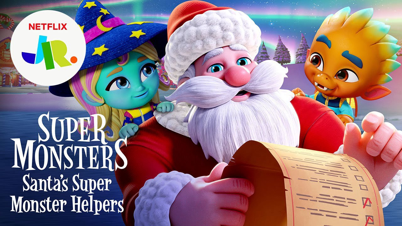 Poster Phim Hội Quái Siêu Cấp: Giúp Đỡ Ông Già Noel (Super Monsters: Santa's Super Monster Helpers)