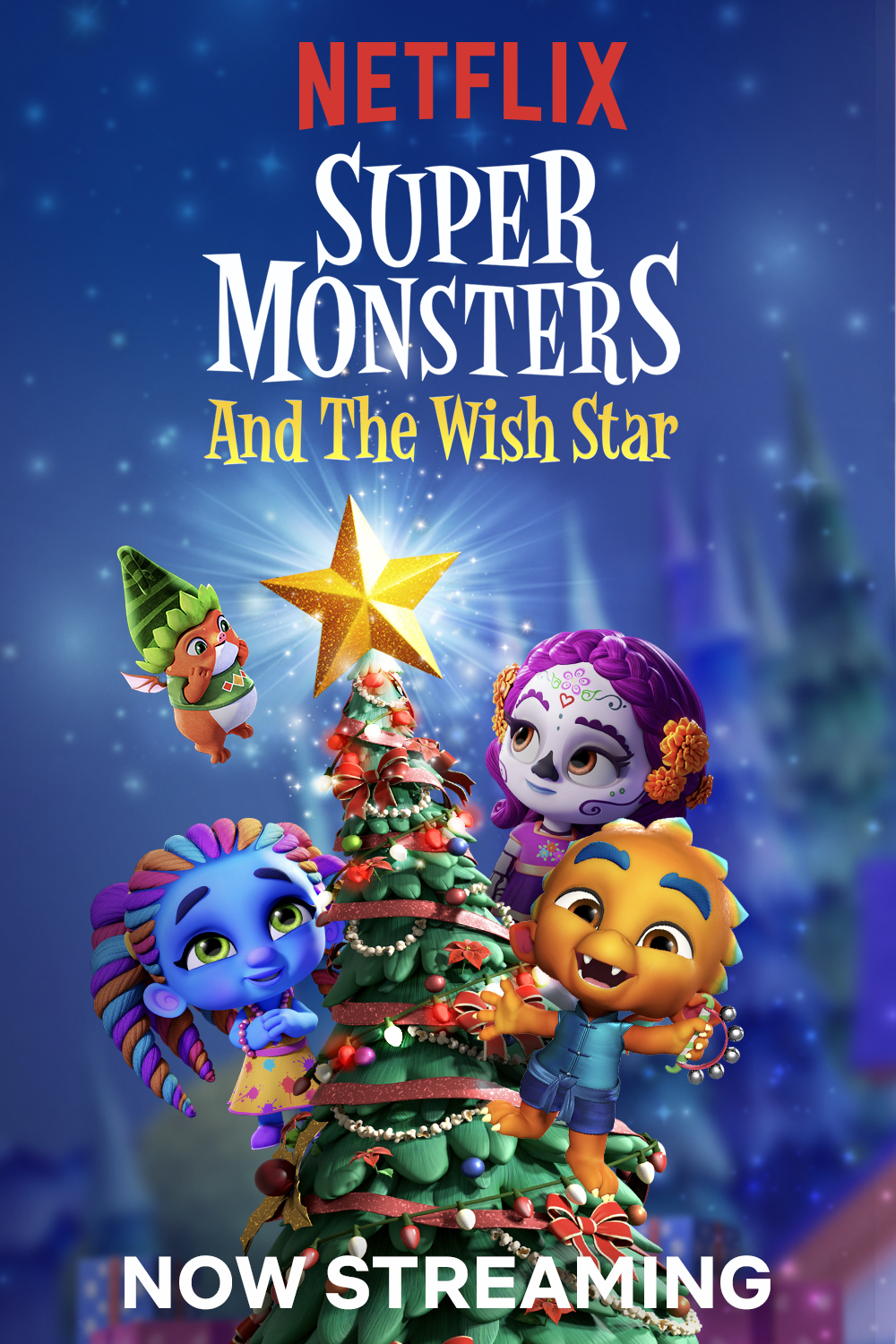 Poster Phim Hội quái siêu cấp và Ngôi sao ước (Super Monsters and the Wish Star)
