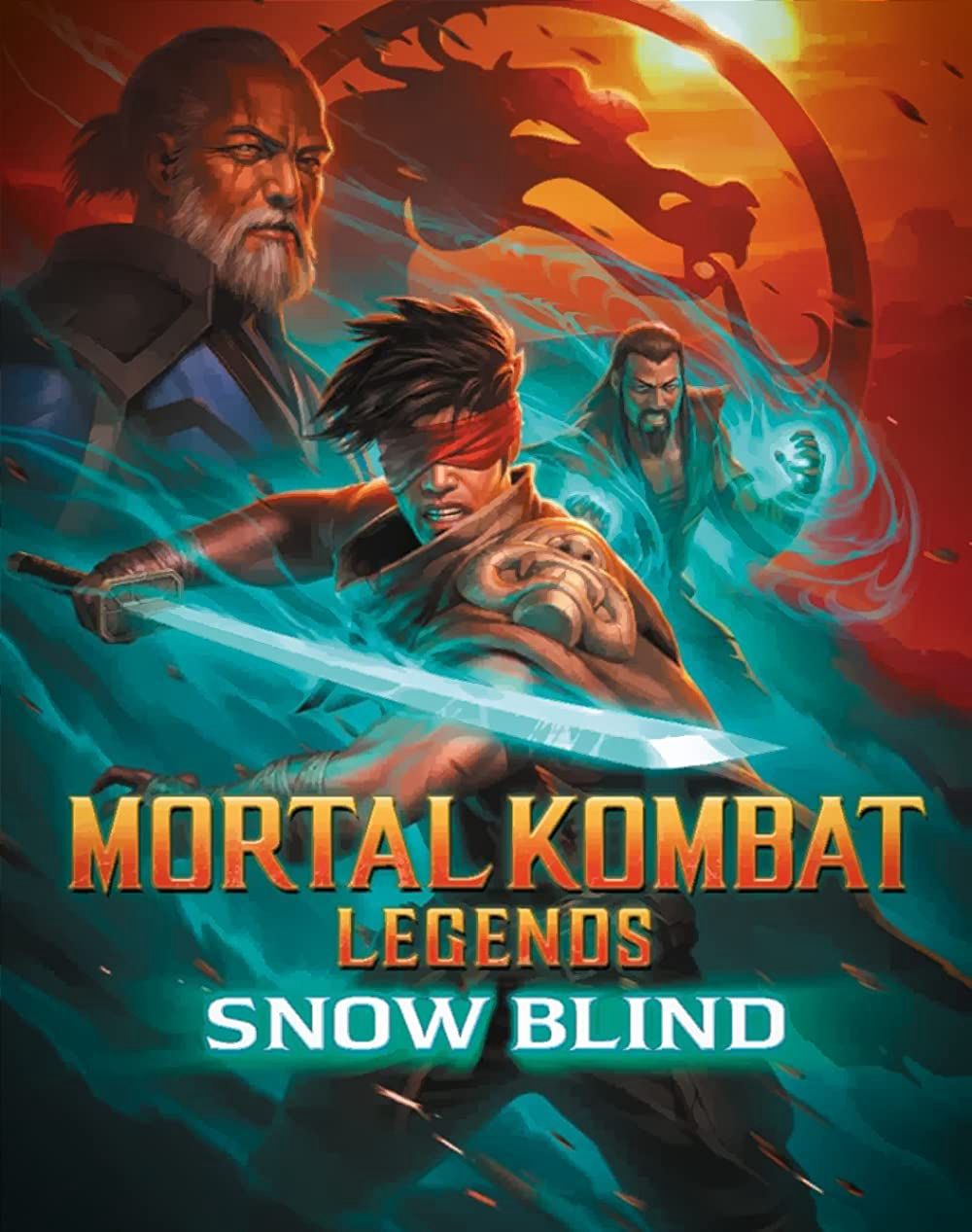 Poster Phim Huyền Thoại Rồng Đen: Tìm Lại Ánh Sáng (Mortal Kombat Legends: Snow Blind)