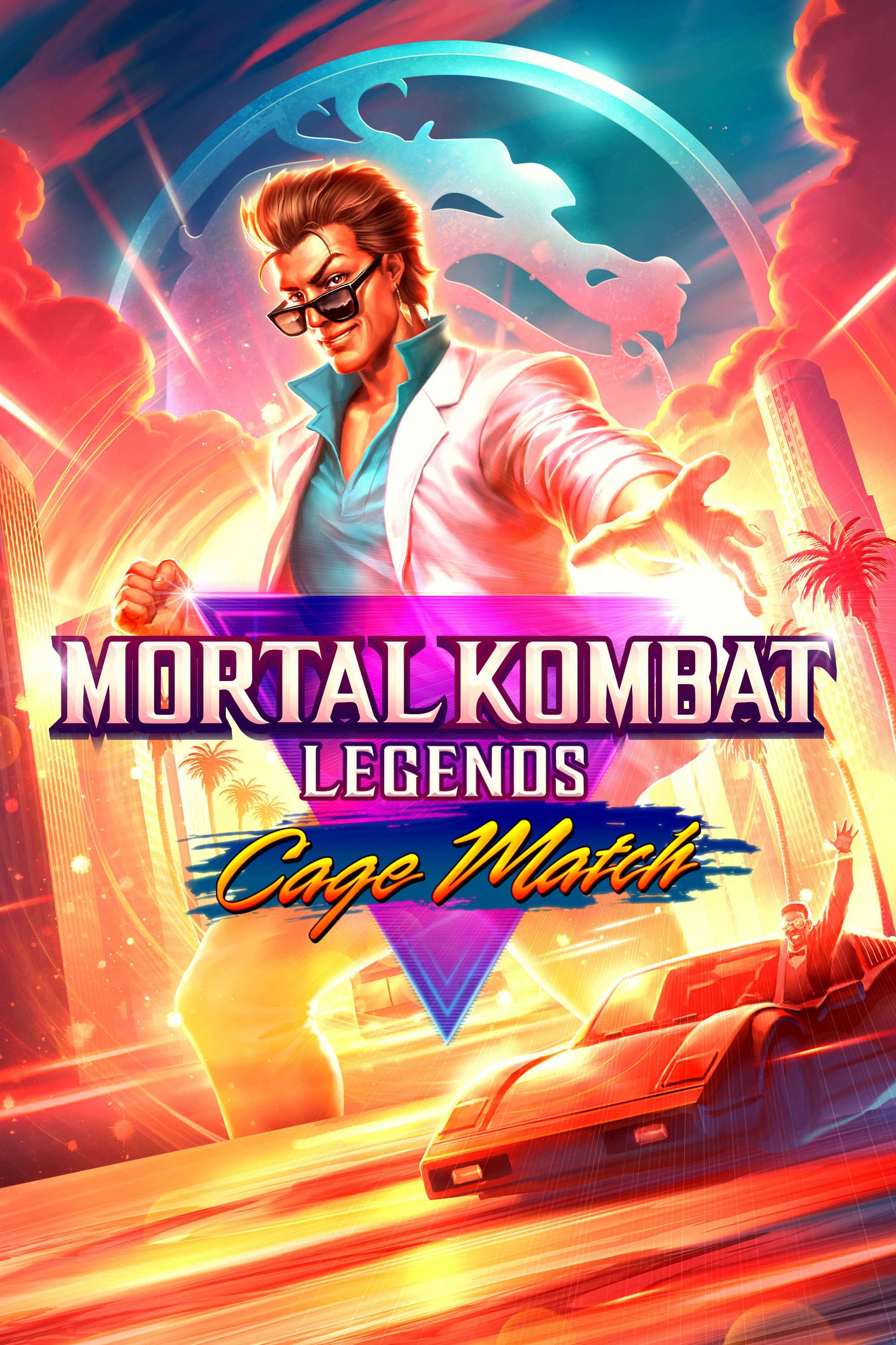 Poster Phim Huyền Thoại Rồng Đen: Trận Đấu Của Cage (Mortal Kombat Legends: Cage Match)