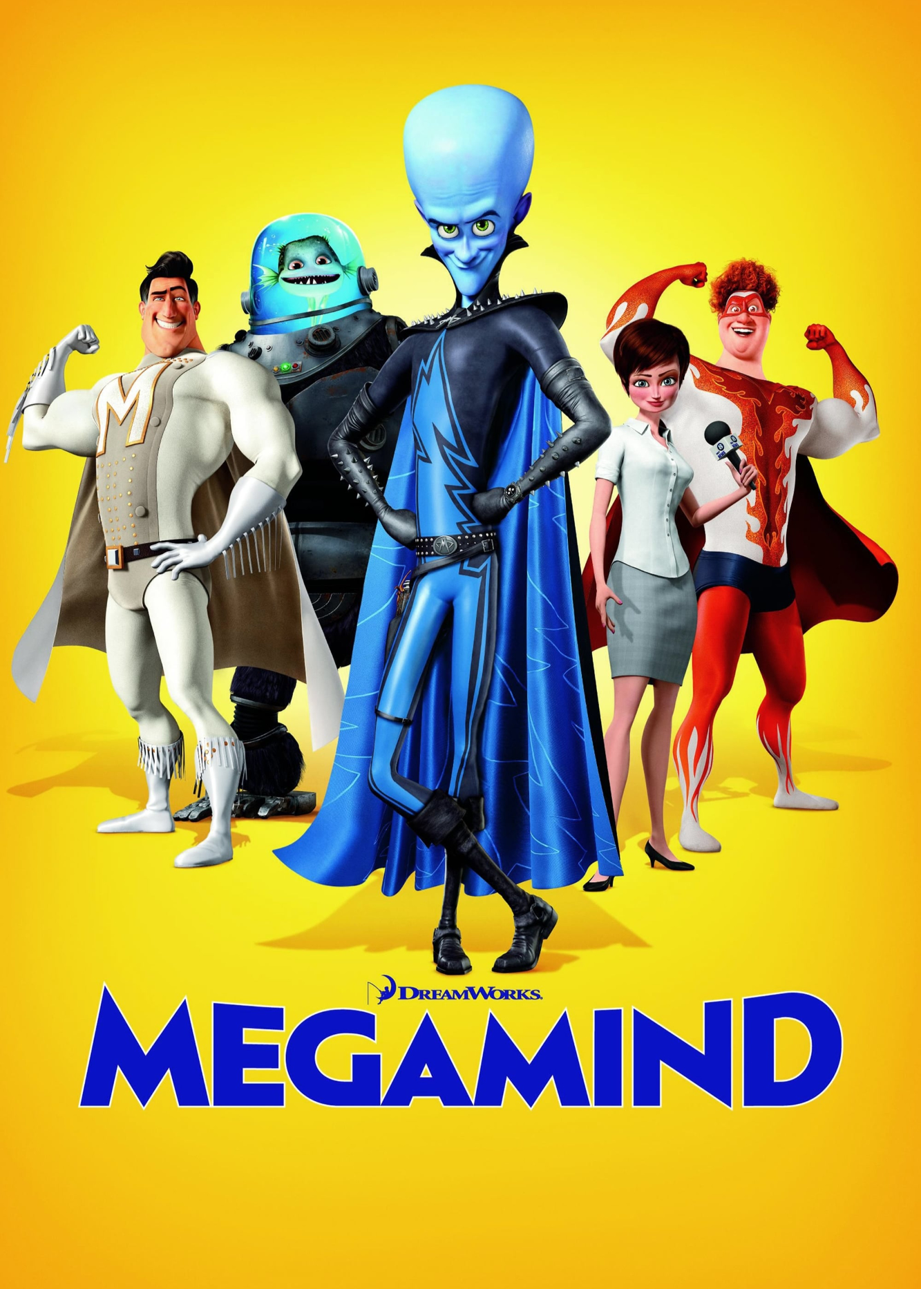 Poster Phim Kẻ Xấu Đẹp Trai (Megamind)