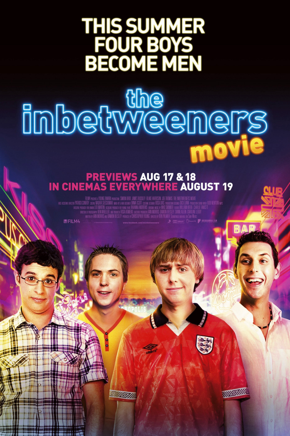 Poster Phim Kẹt Giữa (The Inbetweeners Movie)