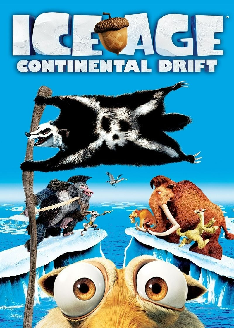 Poster Phim Kỷ Băng Hà 4: Lục Địa Trôi Dạt (Ice Age: Continental Drift)