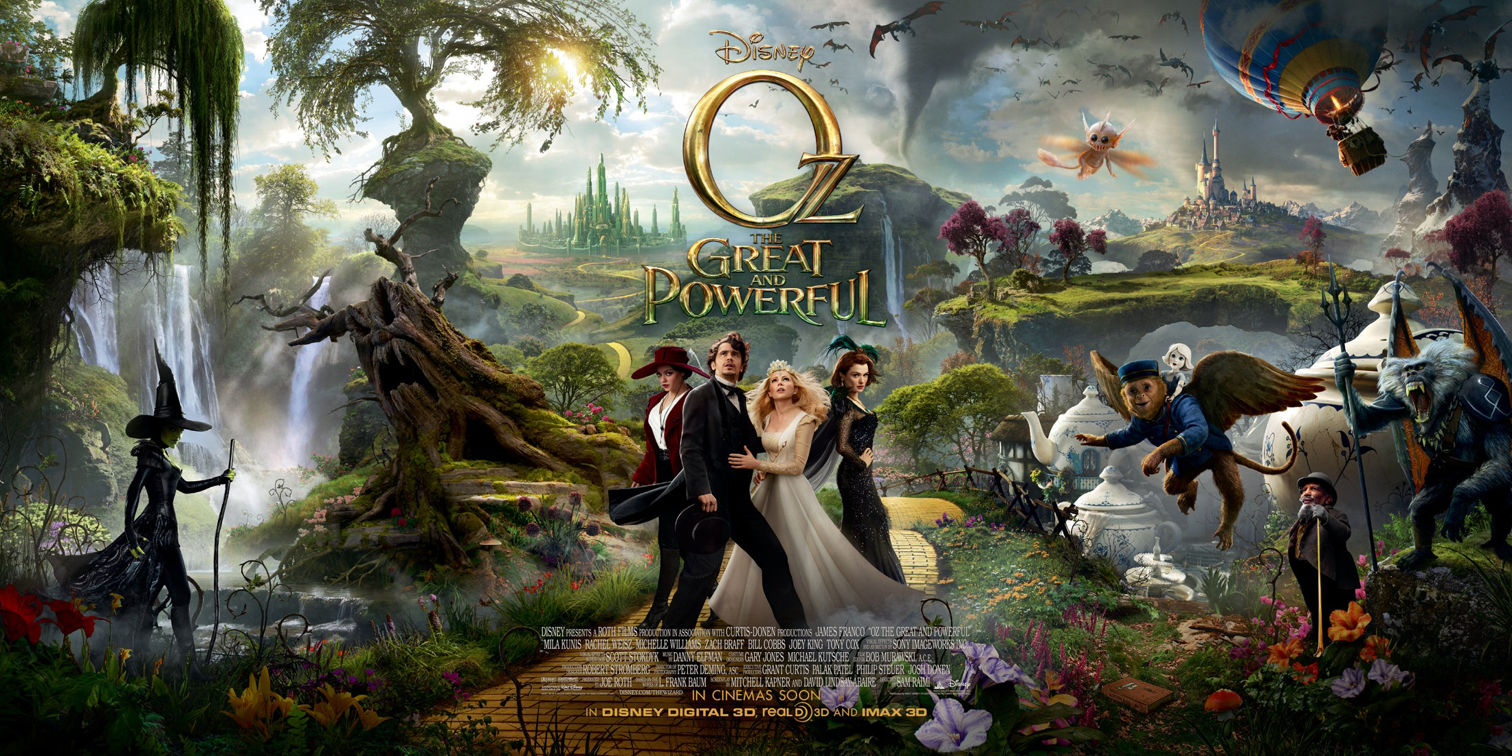 Xem Phim Lạc Vào Xứ Oz Vĩ Đại & Quyền Năng (Oz The Great And Powerful 2013)