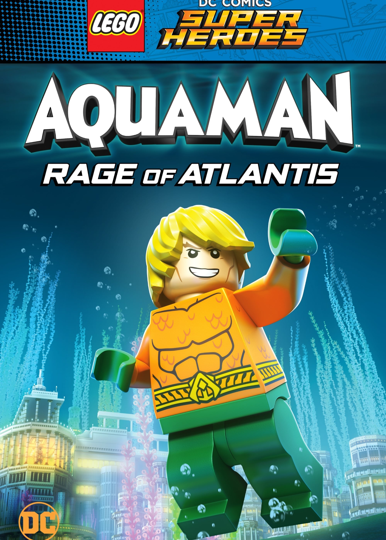 Poster Phim Lego DC Comics Super Heroes: Aquaman - Rage of Atlantis (Lego DC Comics Super Heroes: Aquaman - Rage of Atlantis)