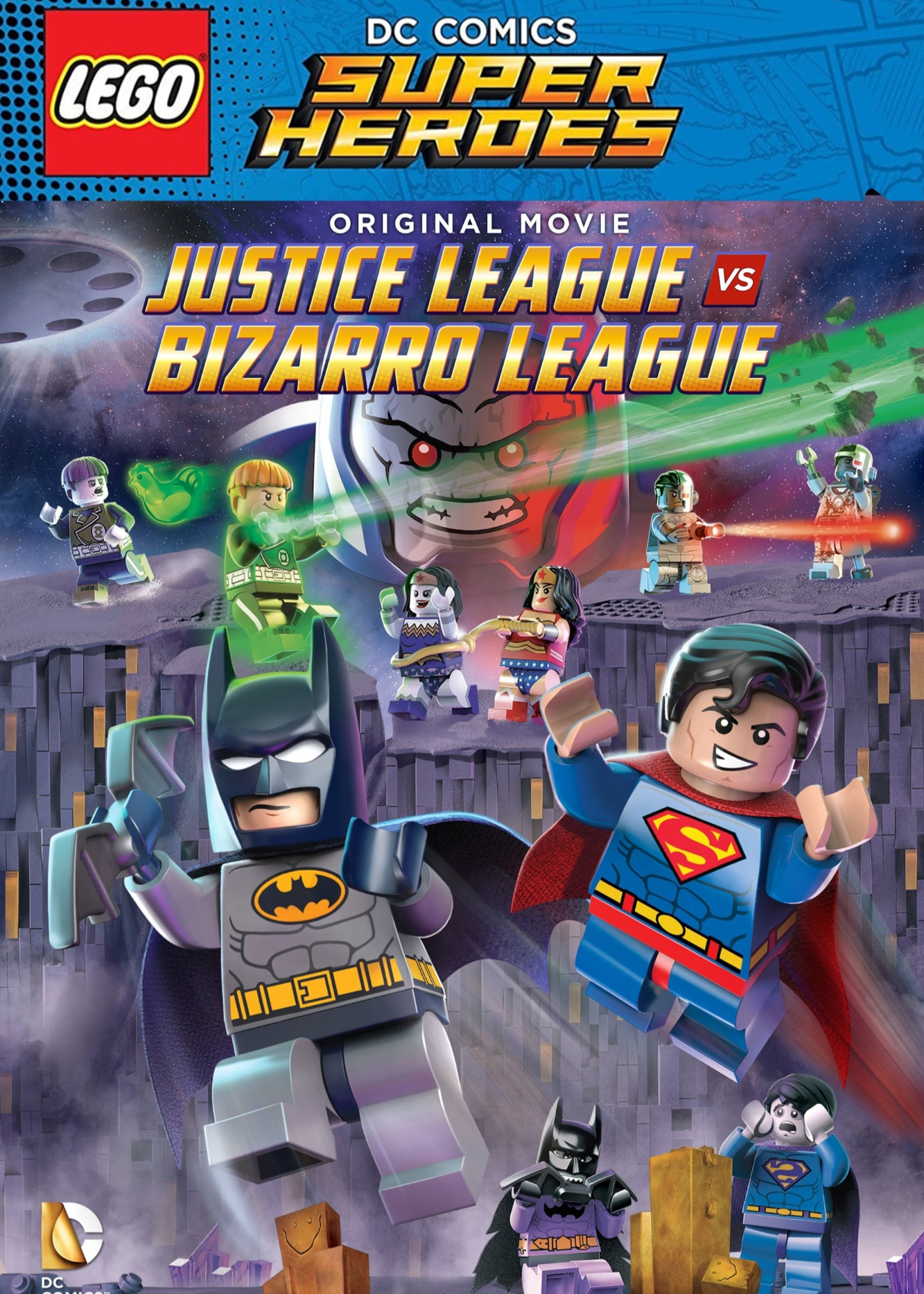 Poster Phim Lego DC Comics Super Heroes: Justice League vs. Bizarro League (Lego DC Comics Super Heroes: Justice League vs. Bizarro League)