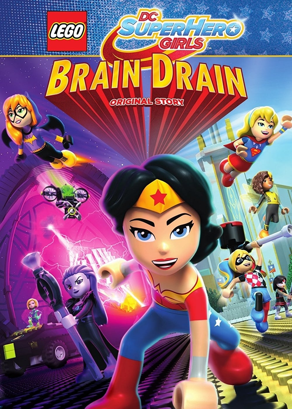Poster Phim Lego DC Super Hero Girls: Brain Drain (Lego DC Super Hero Girls: Brain Drain)