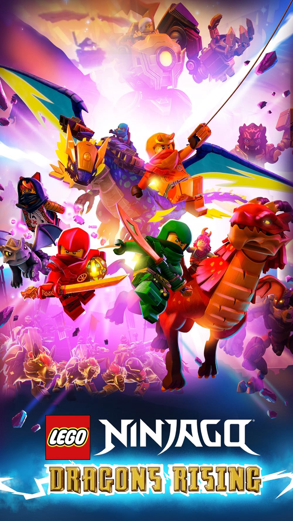 Poster Phim LEGO Ninjago: Những con rồng trỗi dậy (LEGO Ninjago: Dragons Rising)