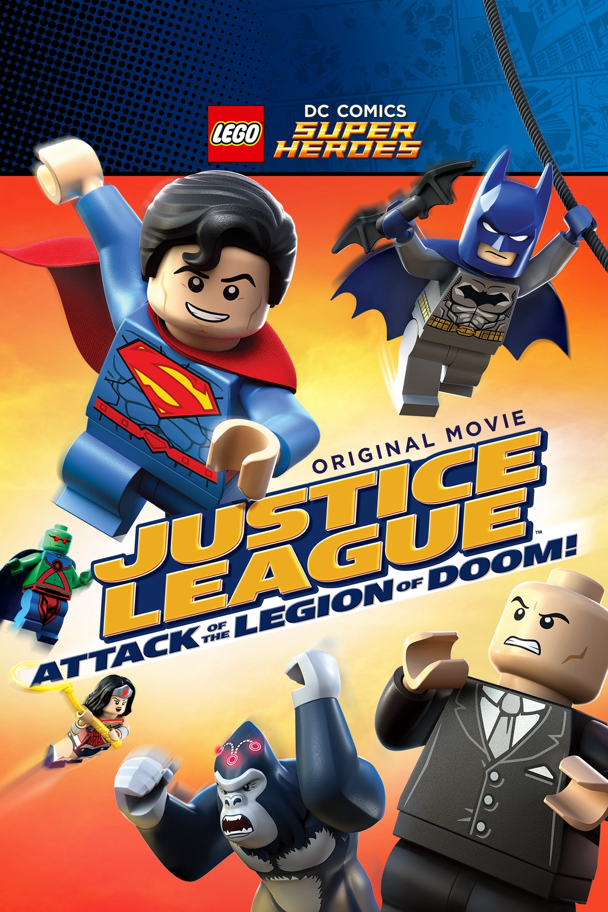 Poster Phim Liên minh công lý: Cuộc Tấn Công Của Binh Đoàn Hủy Diệt (LEGO DC Comics Super Heroes: Justice League - Attack of the Legion of Doom!)