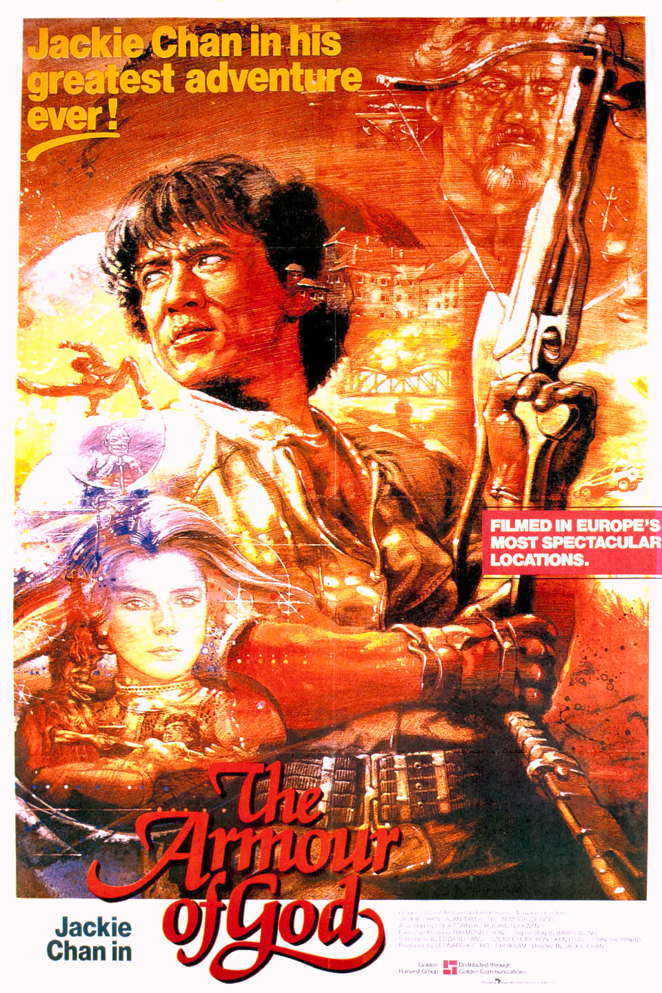 Poster Phim Long huynh hổ đệ (Armour of God)