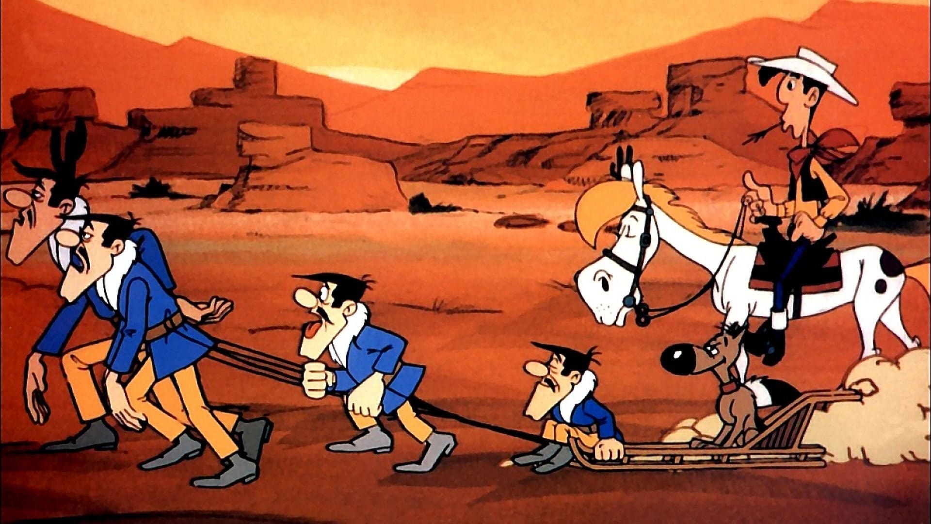 Poster Phim Lucky Luke: Anh Em Nhà Daltons (Lucky Luke: The Daltons On The Loose)