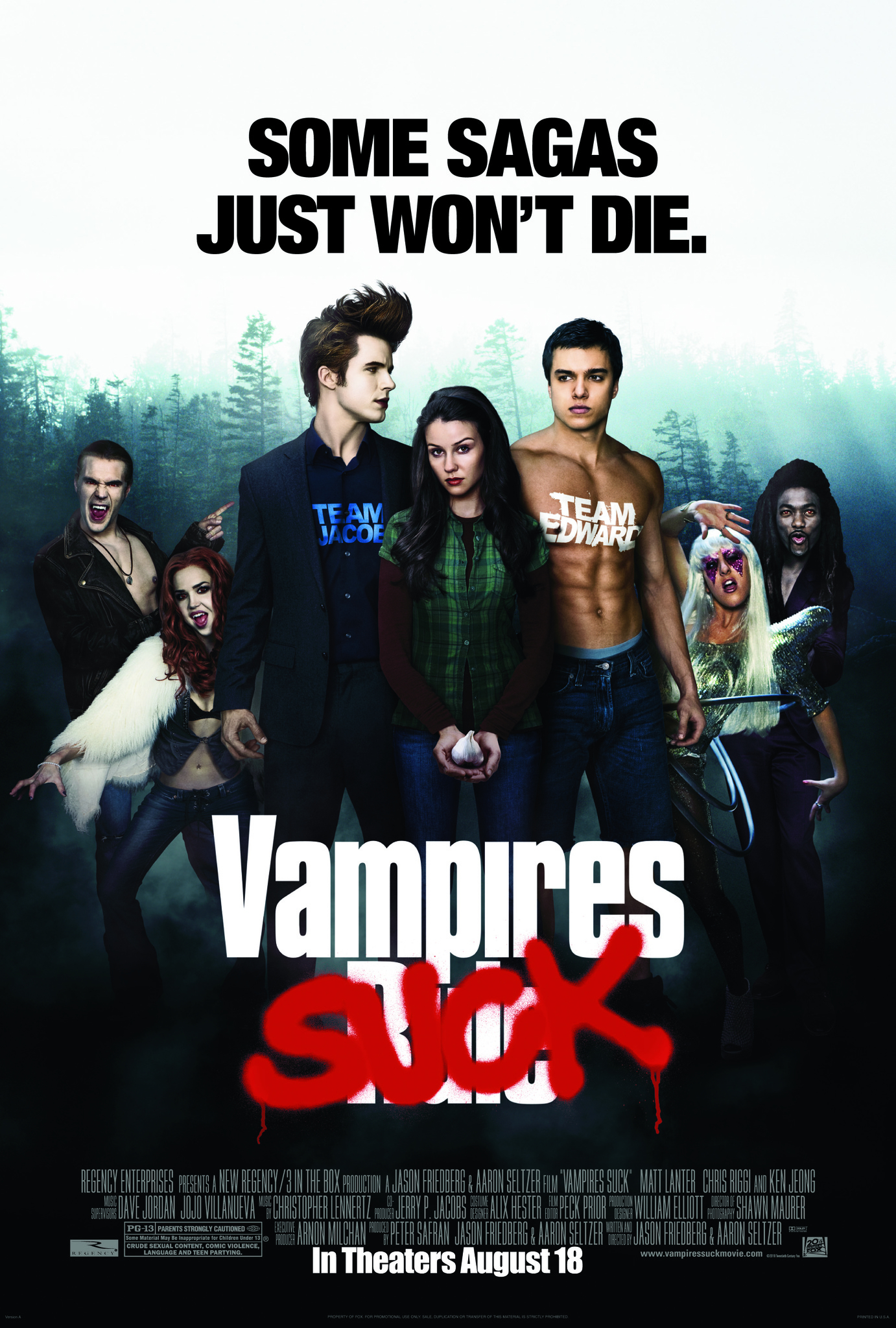 Poster Phim Ma Cà Rồng Quỷ Quái (Vampires Suck)