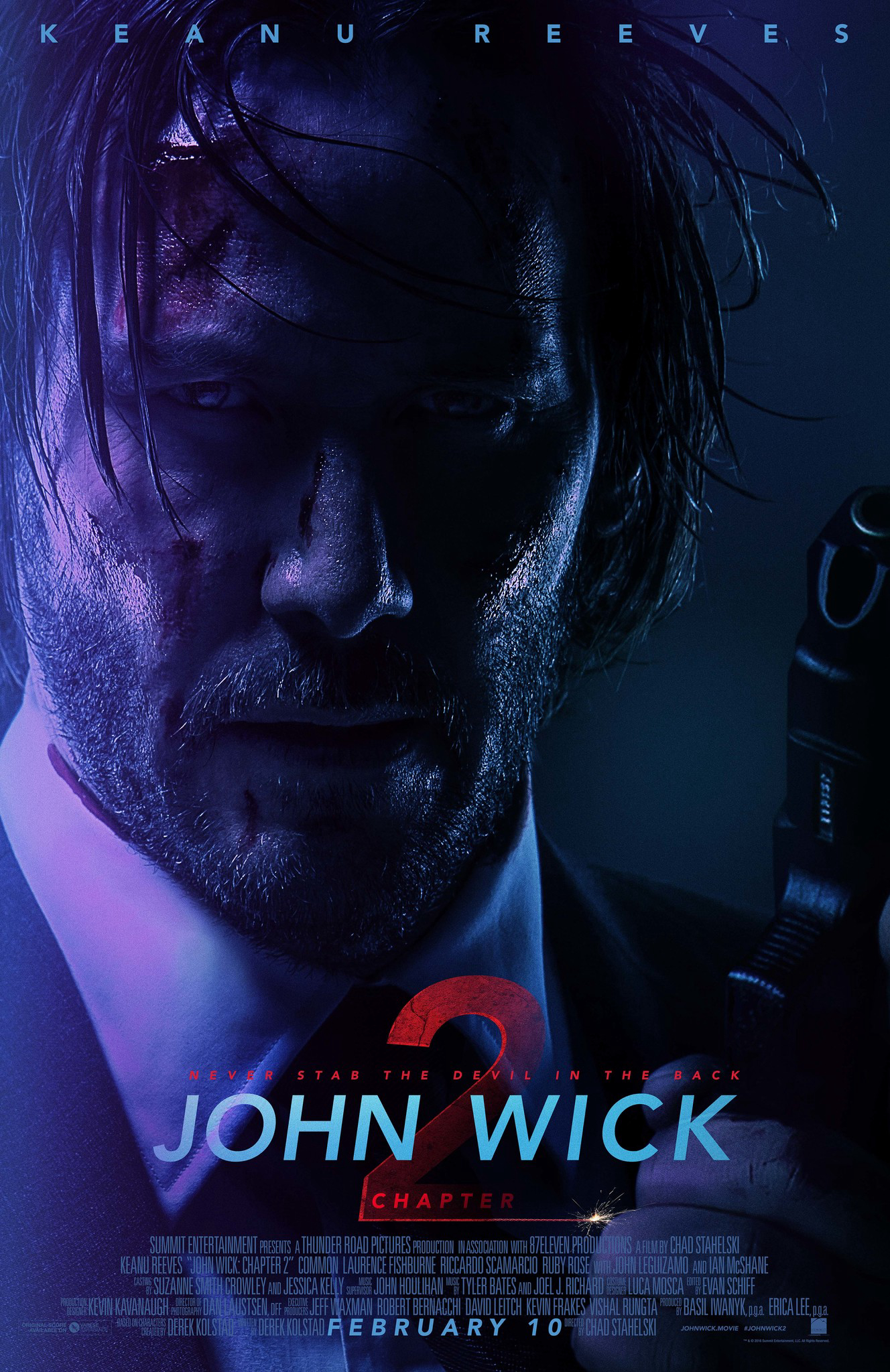 Poster Phim Mạng Đổi Mạng 2 (John Wick: Chapter 2)