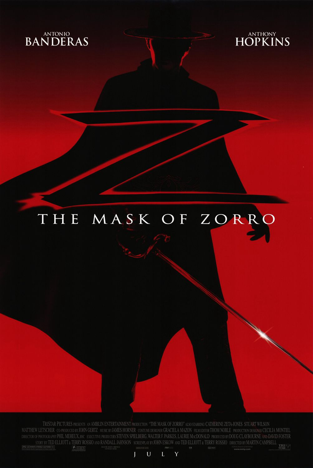 Poster Phim Mặt nạ Zorro (The Mask of Zorro)