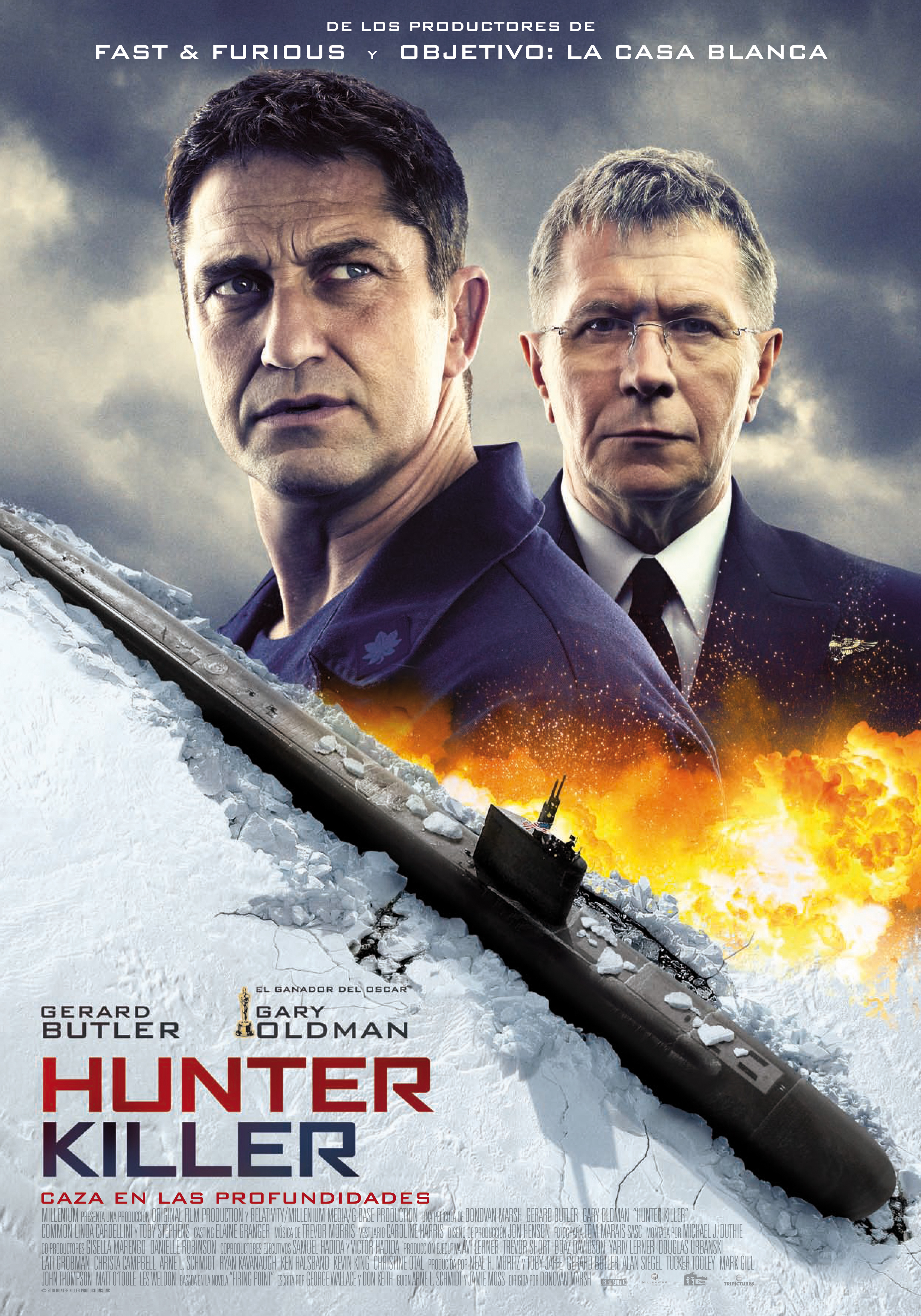 Poster Phim Mật vụ giải cứu (Hunter Killer)