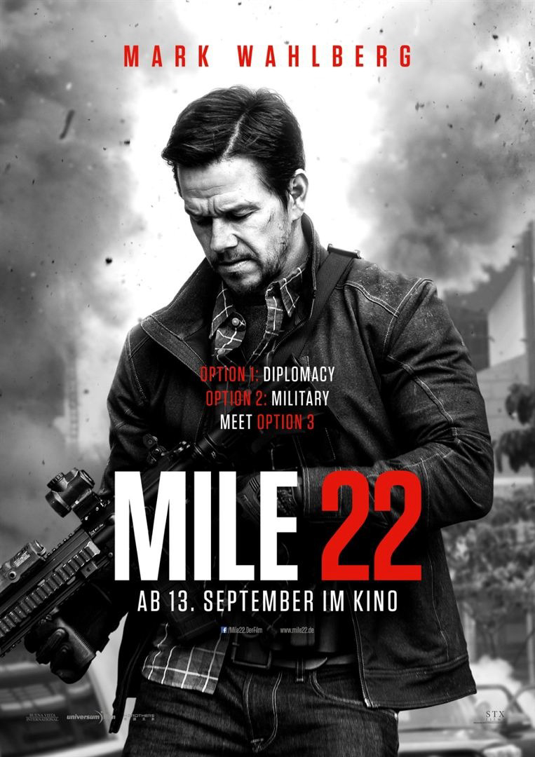 Poster Phim Mốc 22 (Mile 22)