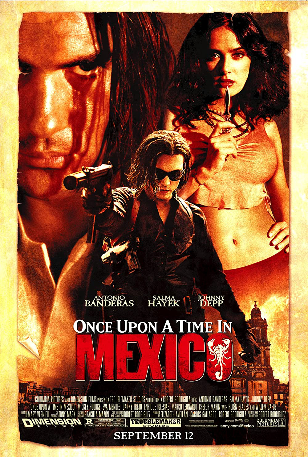 Poster Phim Một Thời Ở Mexico (Once Upon A Time In Mexico)