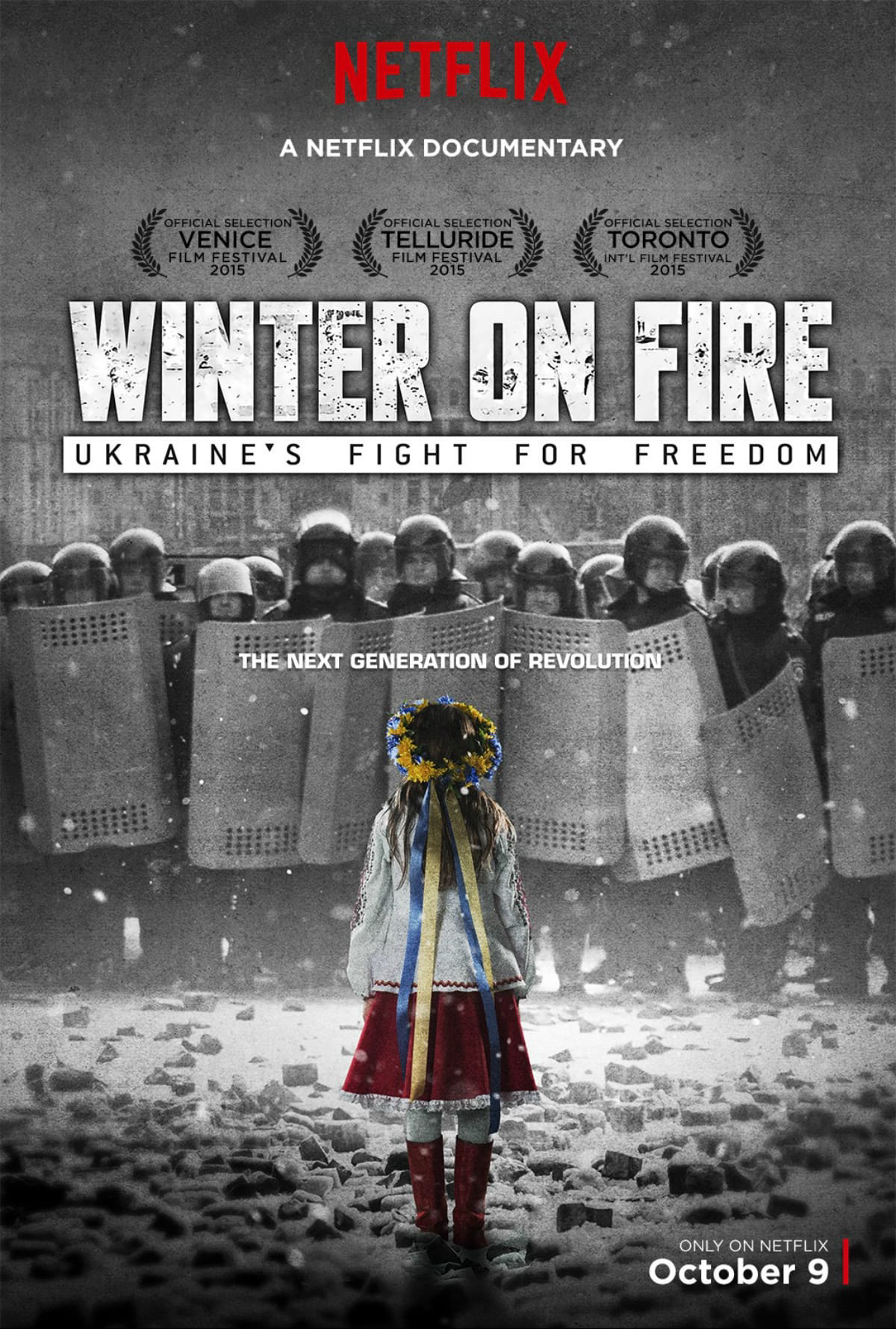 Poster Phim Mùa Đông Rực Lửa (Winter on Fire: Ukraine's Fight for Freedom)