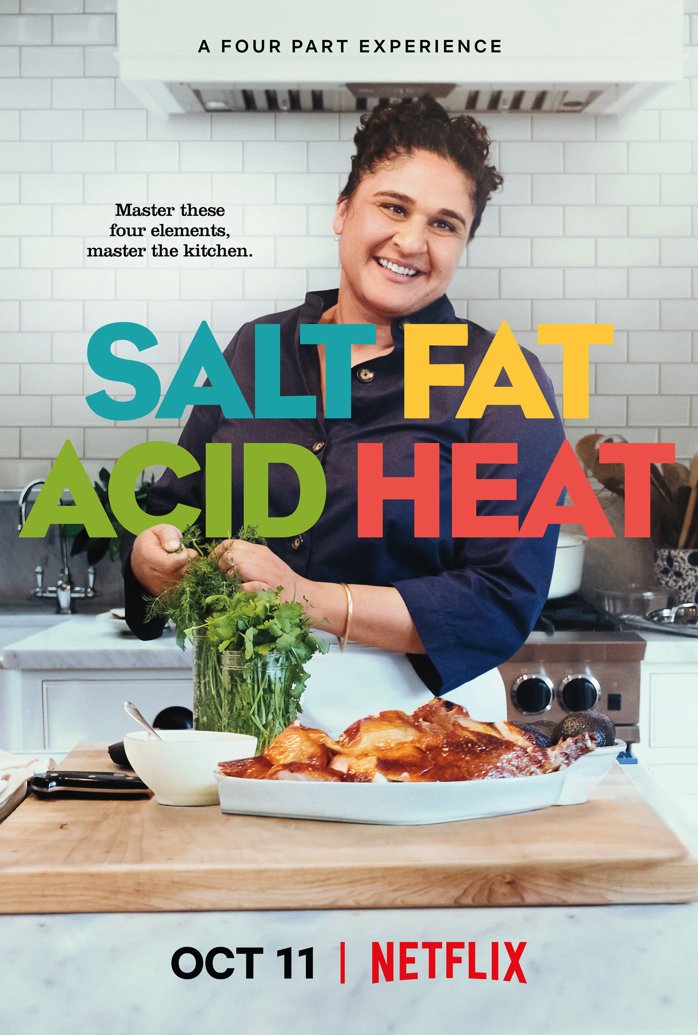 Poster Phim Muối, chất béo, axit và nhiệt (Salt Fat Acid Heat)