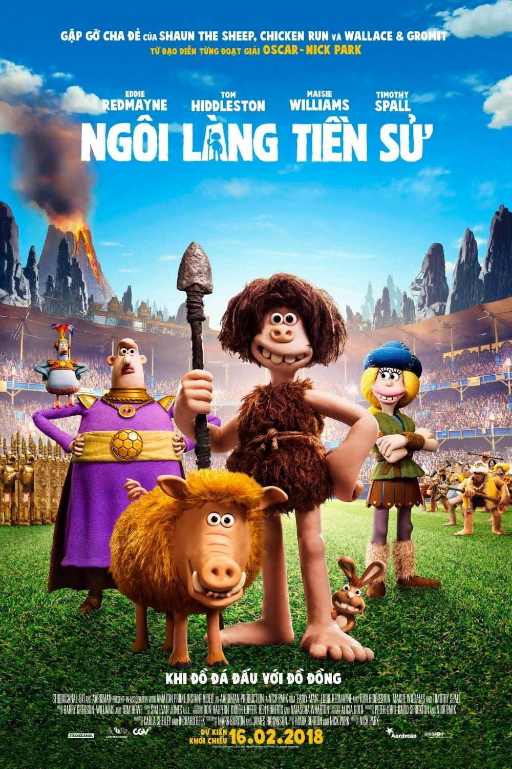 Poster Phim Ngôi Làng Tiền Sử (Early Man)