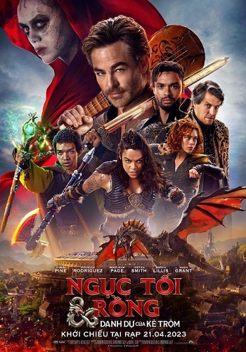 Poster Phim Ngục Tối & Rồng: Danh Dự Của Kẻ Trộm (Dungeons & Dragons: Honor Among Thieves)