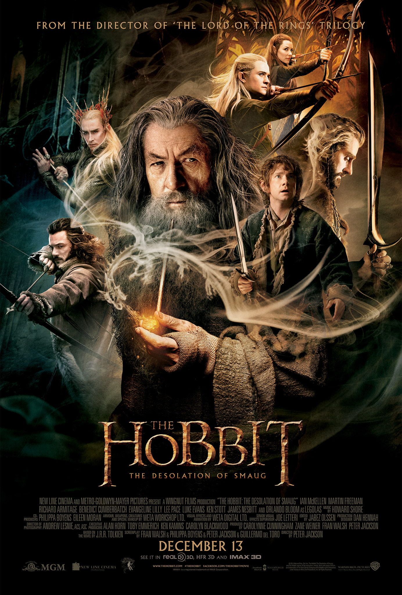 Poster Phim Người Hobbit: Đại chiến với rồng lửa (The Hobbit: The Desolation of Smaug)