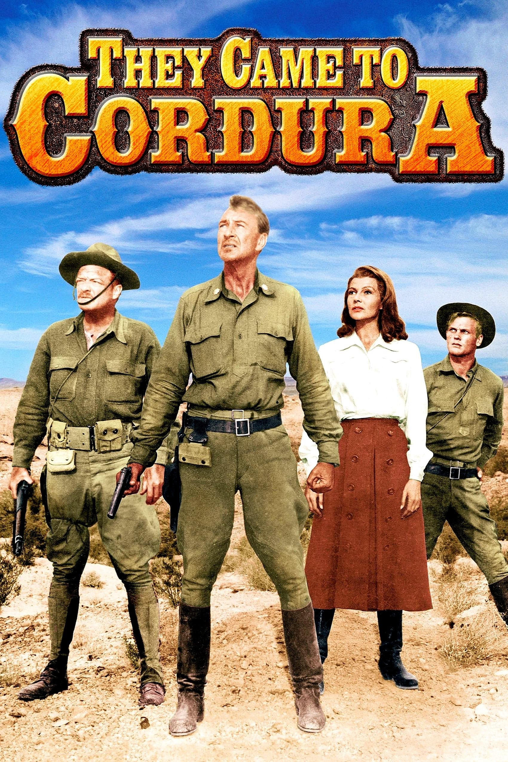 Poster Phim Người Lính Hèn Nhát (They Came to Cordura)
