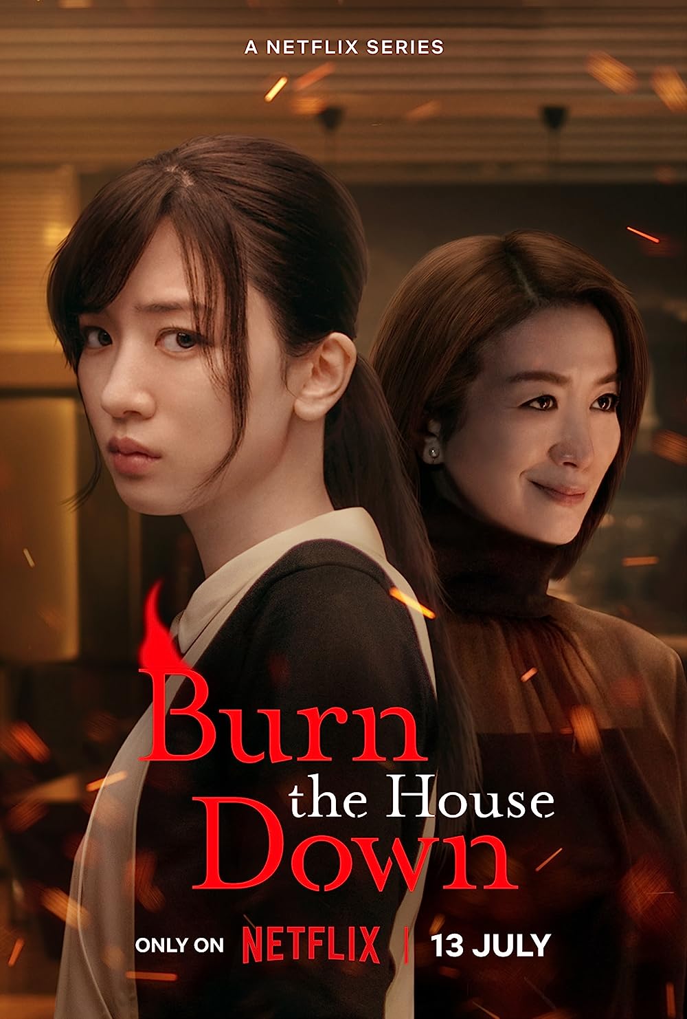 Poster Phim Nhà Mitarai trong biển lửa (Burn the House Down)