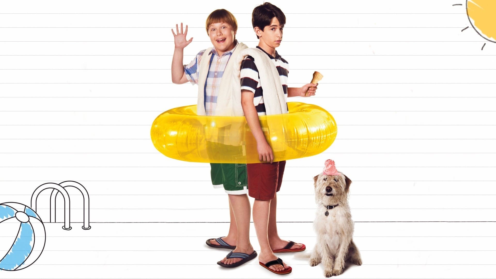 Poster Phim Nhật Ký Cậu Bé Nhút Nhát: Những Ngày Hè Oi Bức (Diary of a Wimpy Kid: Dog Days)