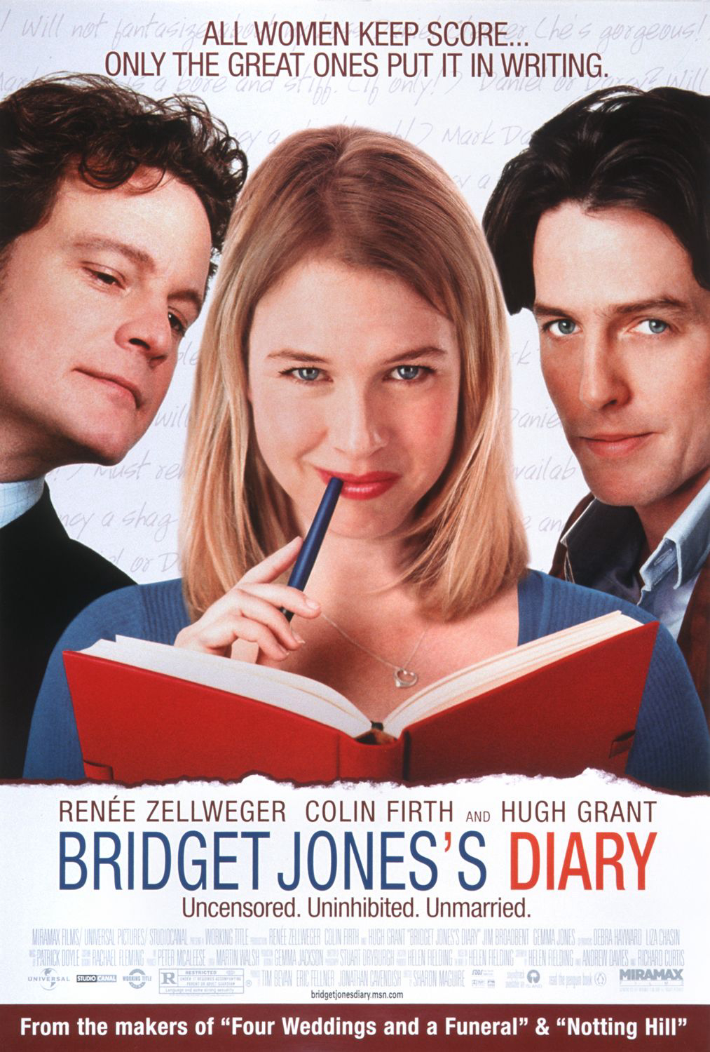 Poster Phim Nhật Ký Tiểu Thư Jones (Bridget Jones's Diary)