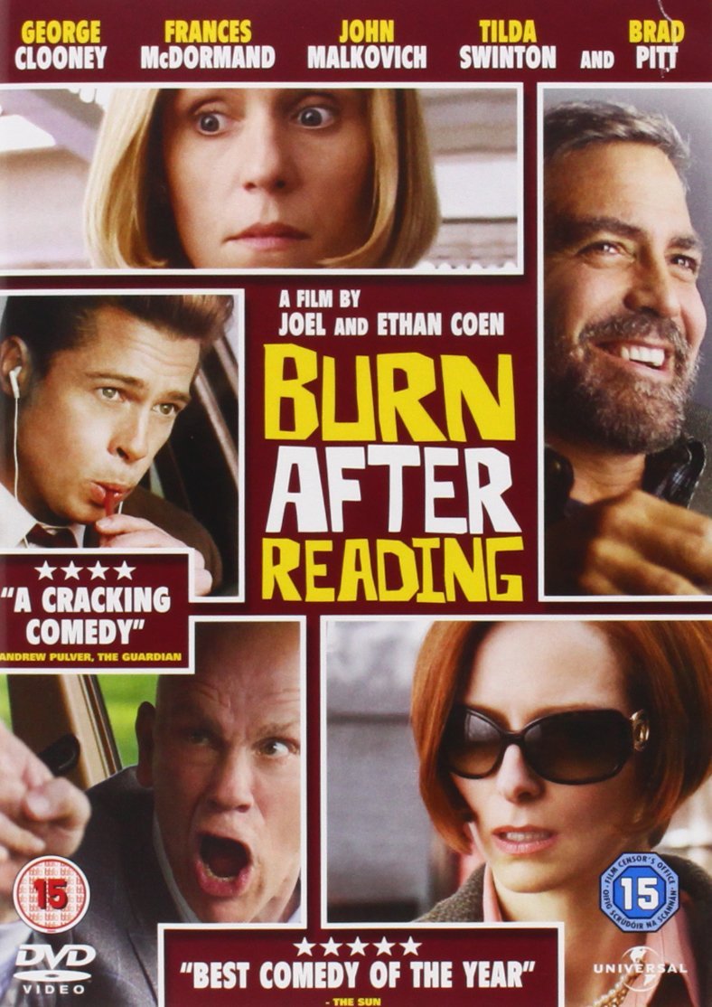 Poster Phim Nhớ Thiêu Hủy Sau Khi Đọc (Burn After Reading)