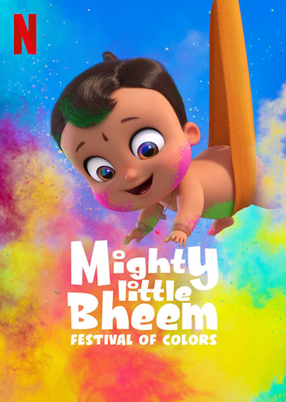 Poster Phim Nhóc Bheem quả cảm: Lễ hội sắc màu (Mighty Little Bheem: Festival of Colors)