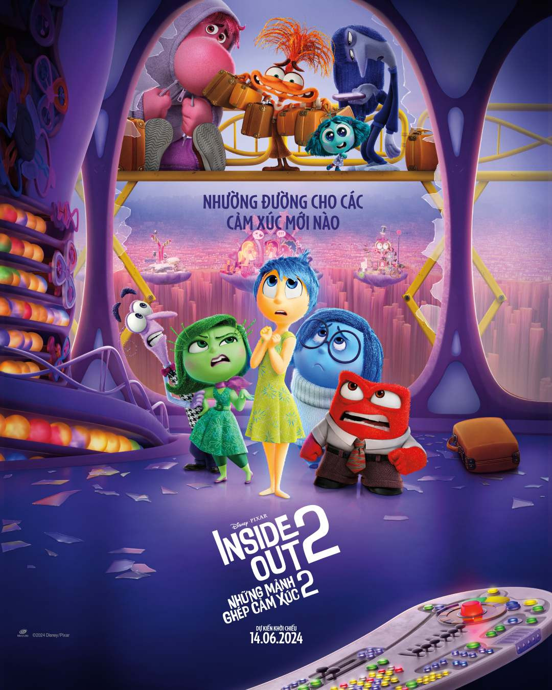 Poster Phim Những Mảnh Ghép Cảm Xúc 2 (Inside Out 2)