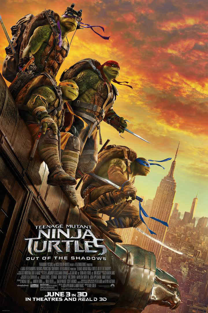 Poster Phim Ninja Rùa 2: Đập Tan Bóng Tối (Teenage Mutant Ninja Turtles: Out Of The Shadows)