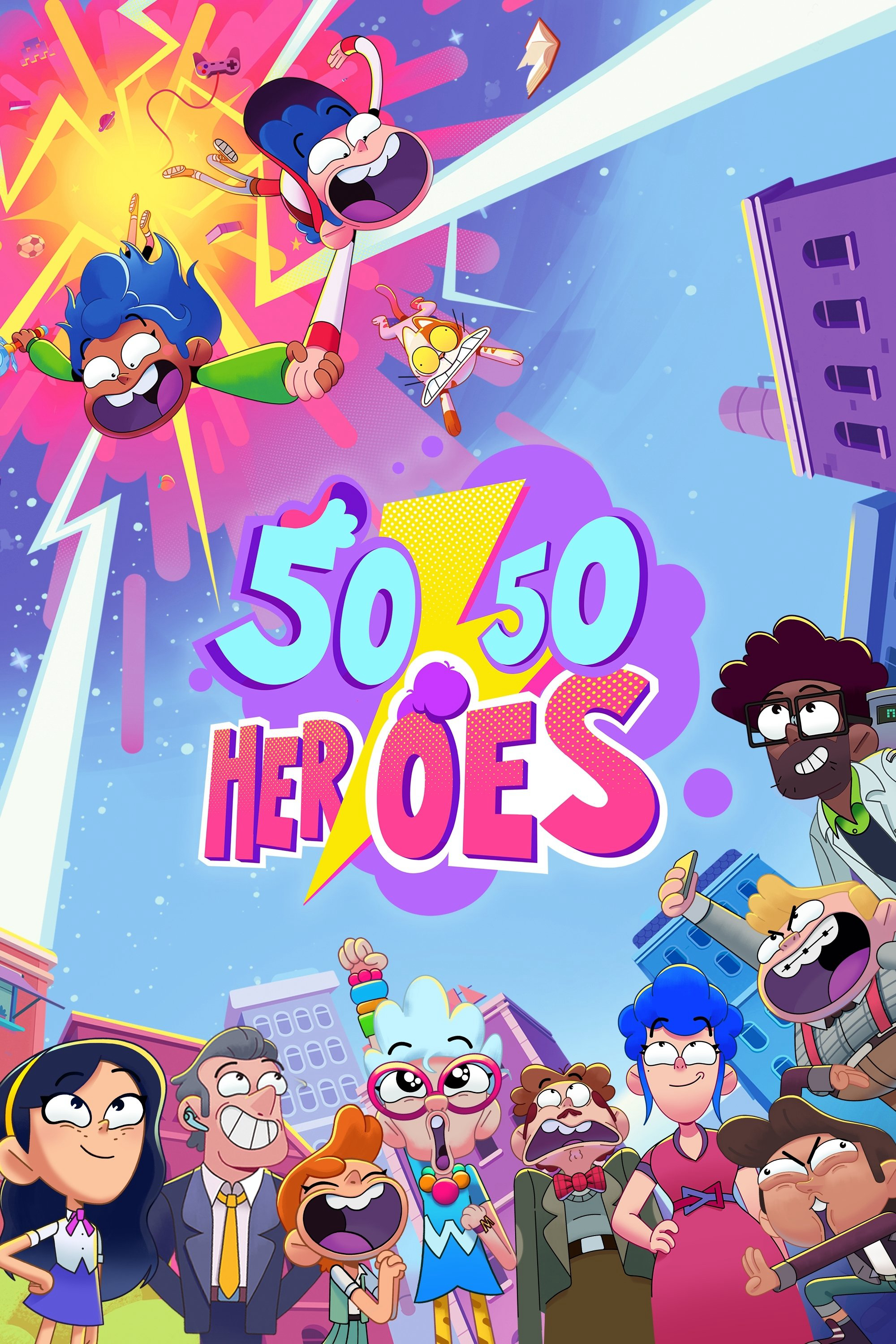 Poster Phim Nửa Dòng Máu Anh Hùng (50/50 Heroes)