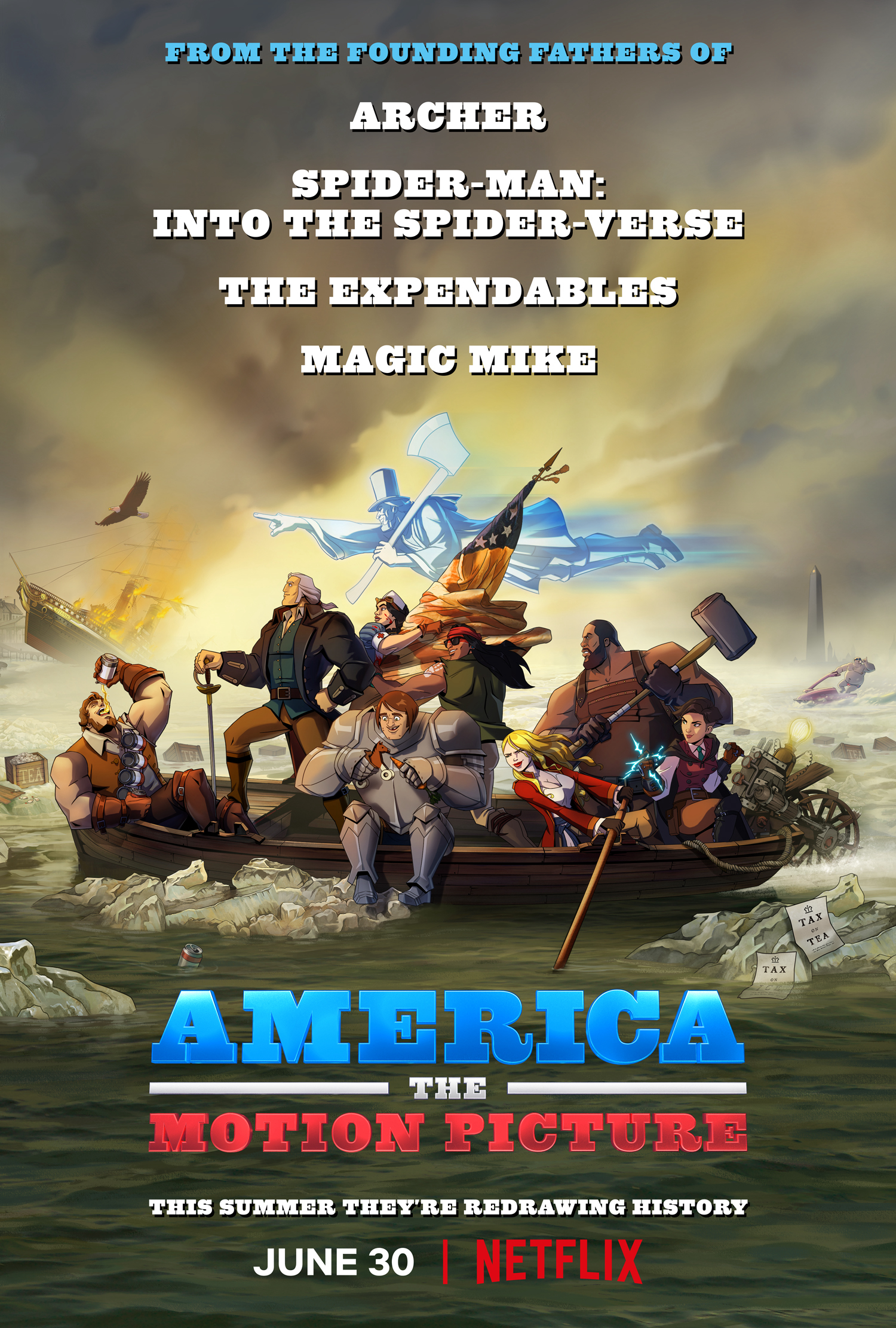 Poster Phim Nước Mỹ: Phim điện ảnh (America: The Motion Picture)