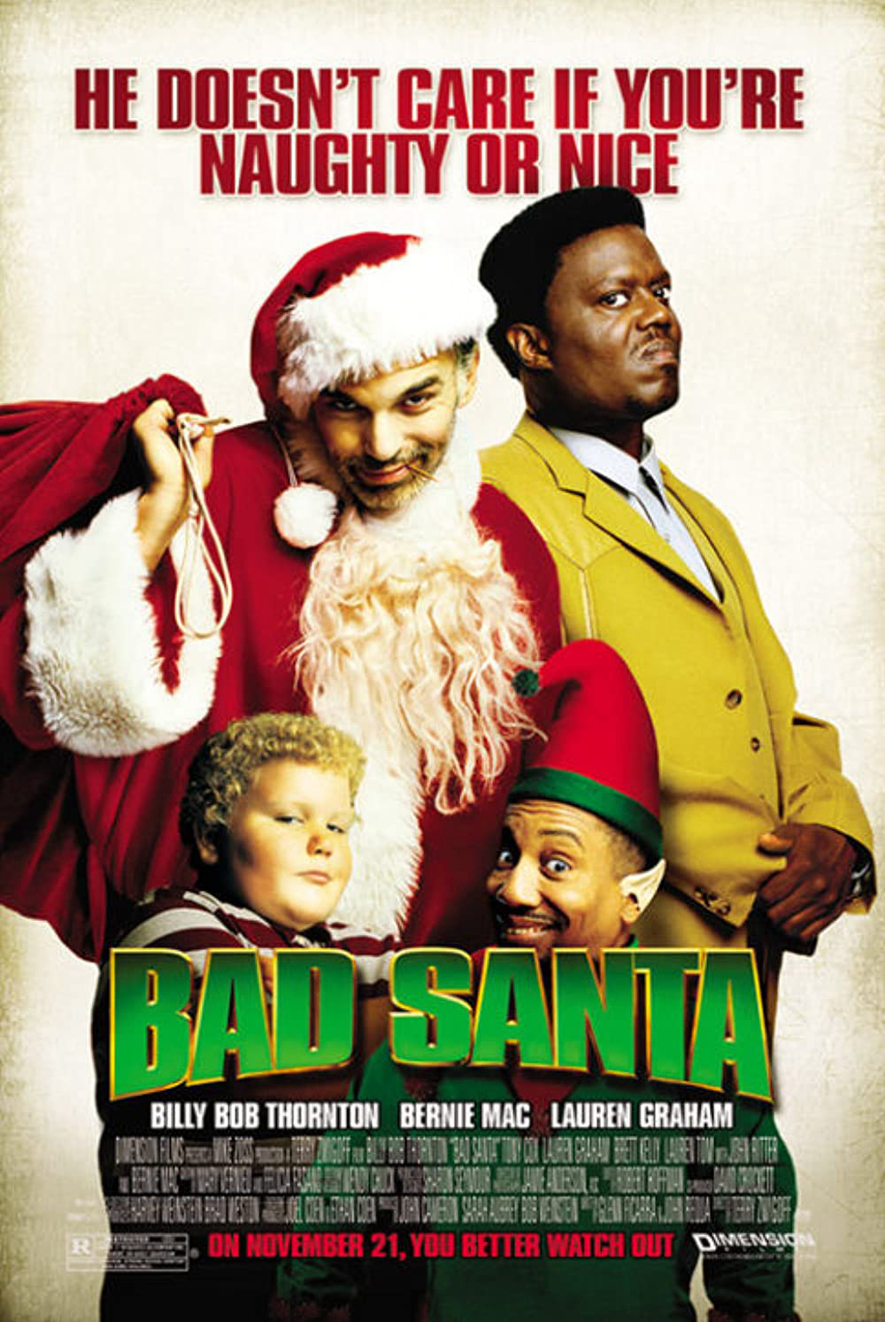 Poster Phim Ông Già Noel Xấu Tính (Bad Santa)