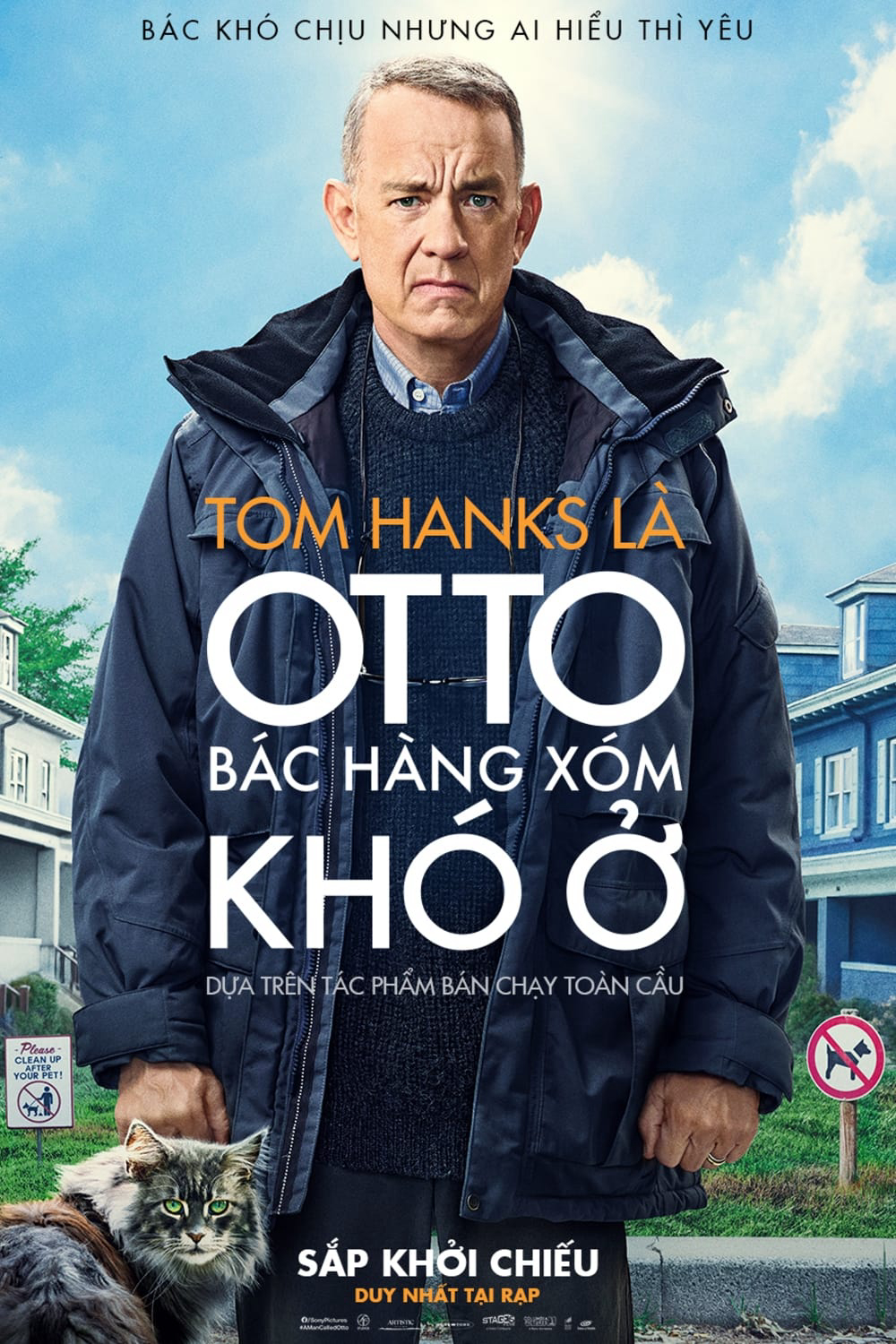 Poster Phim Otto Bác Hàng Xóm Khó Ở (A Man Called Otto)