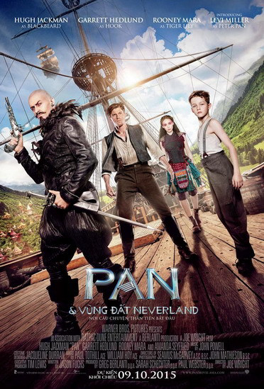 Poster Phim Pan Và Vùng Đất Neverland (Pan)