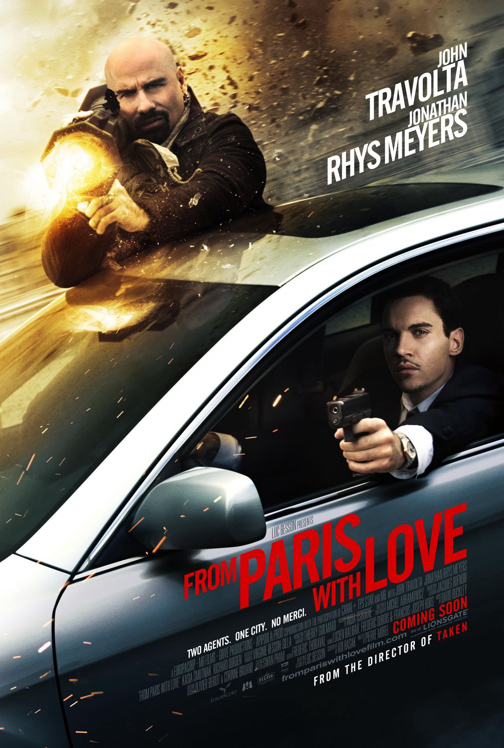 Poster Phim Paris Rực Lửa (From Paris with Love)