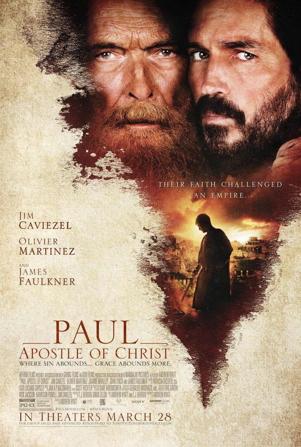 Poster Phim Paul, sứ đồ của chúa Kito (Paul, Apostle of Christ)