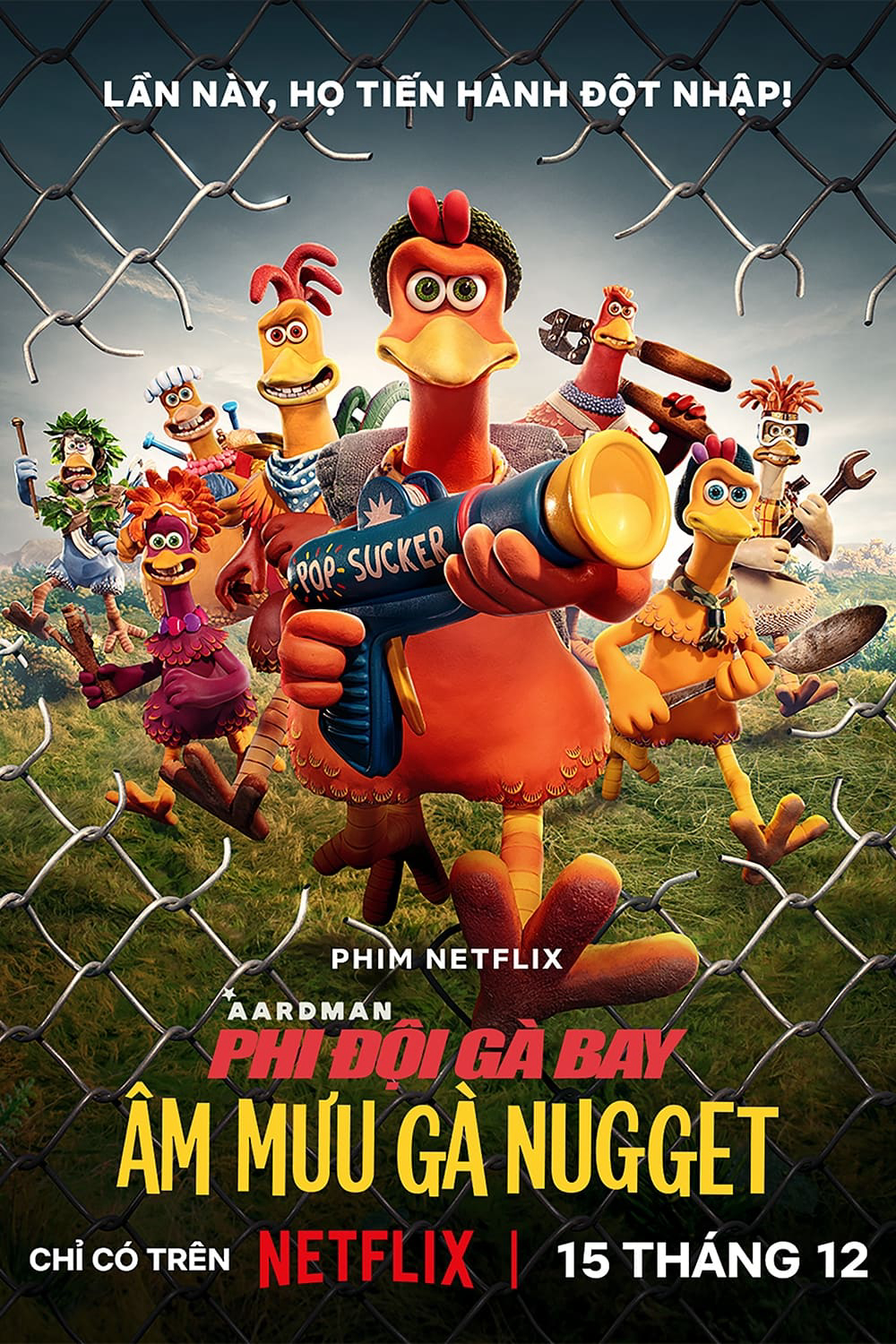 Poster Phim Phi đội gà bay 2: Âm mưu gà nugget (Chicken Run: Dawn of the Nugget)