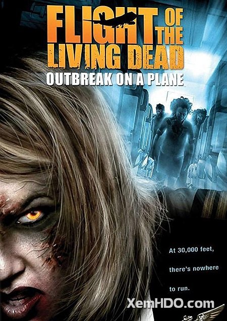 Poster Phim Bay Cùng Bầy Xác Sống (Flight Of The Living Dead)